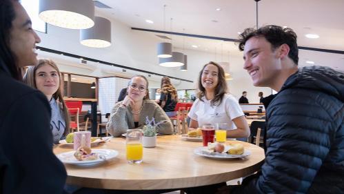 Student dining room at Campus East