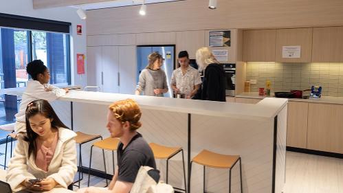 Common student kitchen area at Koolabong Village