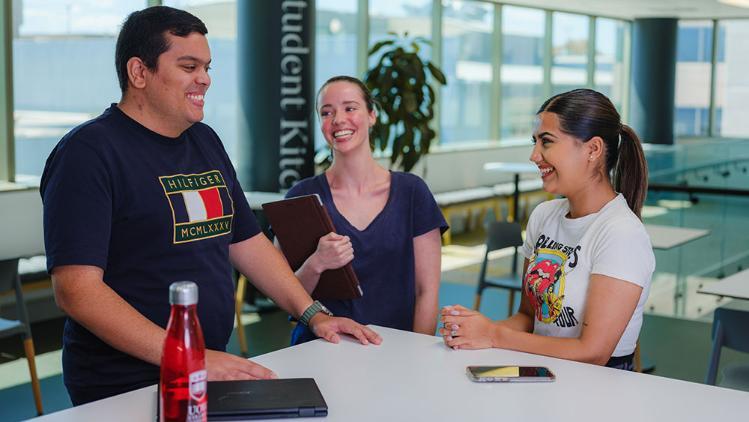 UOW College students at Liverpool campus